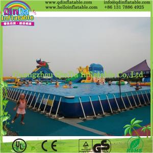China Outdoor Intex Metal Frame Playground Swimming Above Ground Pool wholesale