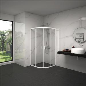 China 6mm tempered glass 900x900x2000mm Bathroom Curved Corner Shower Enclosure , Shower And Bath Enclosures wholesale
