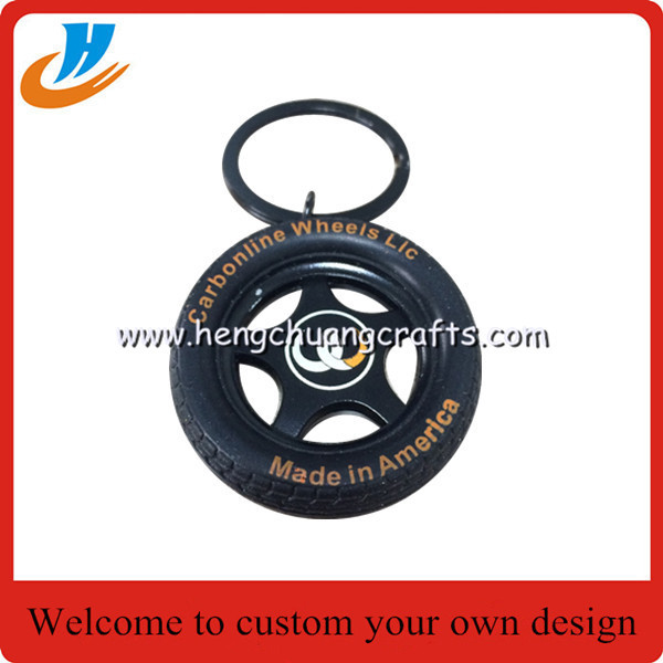 Wholesale Plastic keychain/compass keychain/new design key chain cheap price custom no mold fee key rings