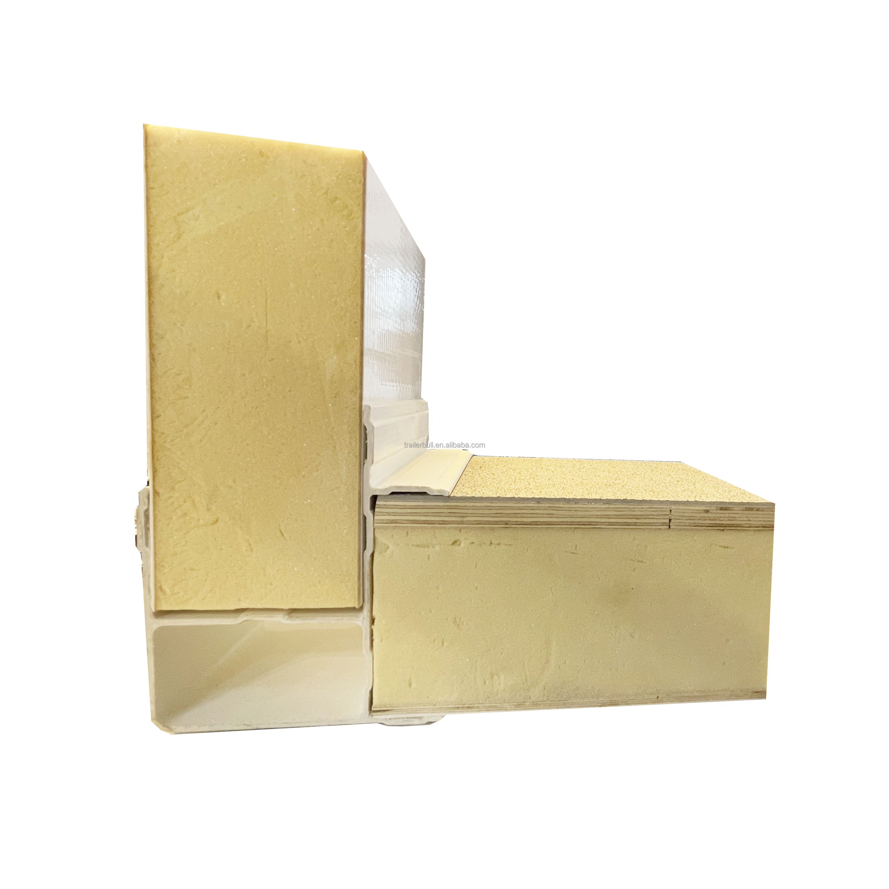 FRP PU/XPS FRP Sandwich Panels for Expedition Truck Camper Embedded FRP Tube Crossbeam