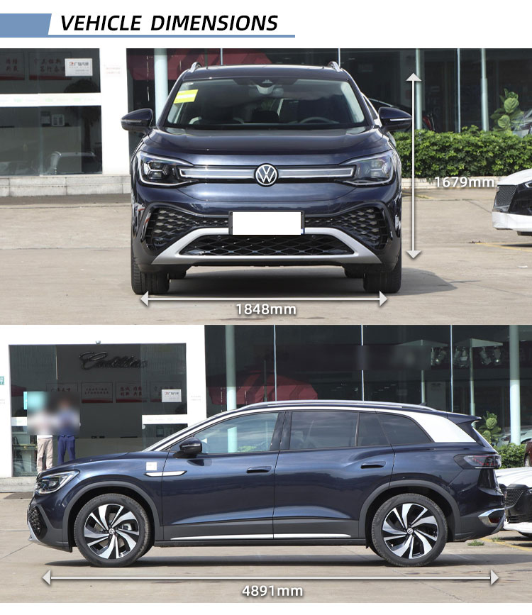 In stock VW ID. 6 PRO EV SUV Wholesale price 0KM used car The most popular rechargeable car Luxury SUV made in China EV Car