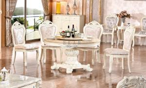 China Latest dining table designs marble dining table prices wholesale