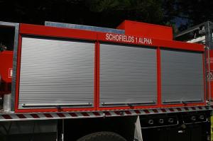 China Special Vehicles Rescue Truck Aluminum Roll up Doors Roller Shutter wholesale