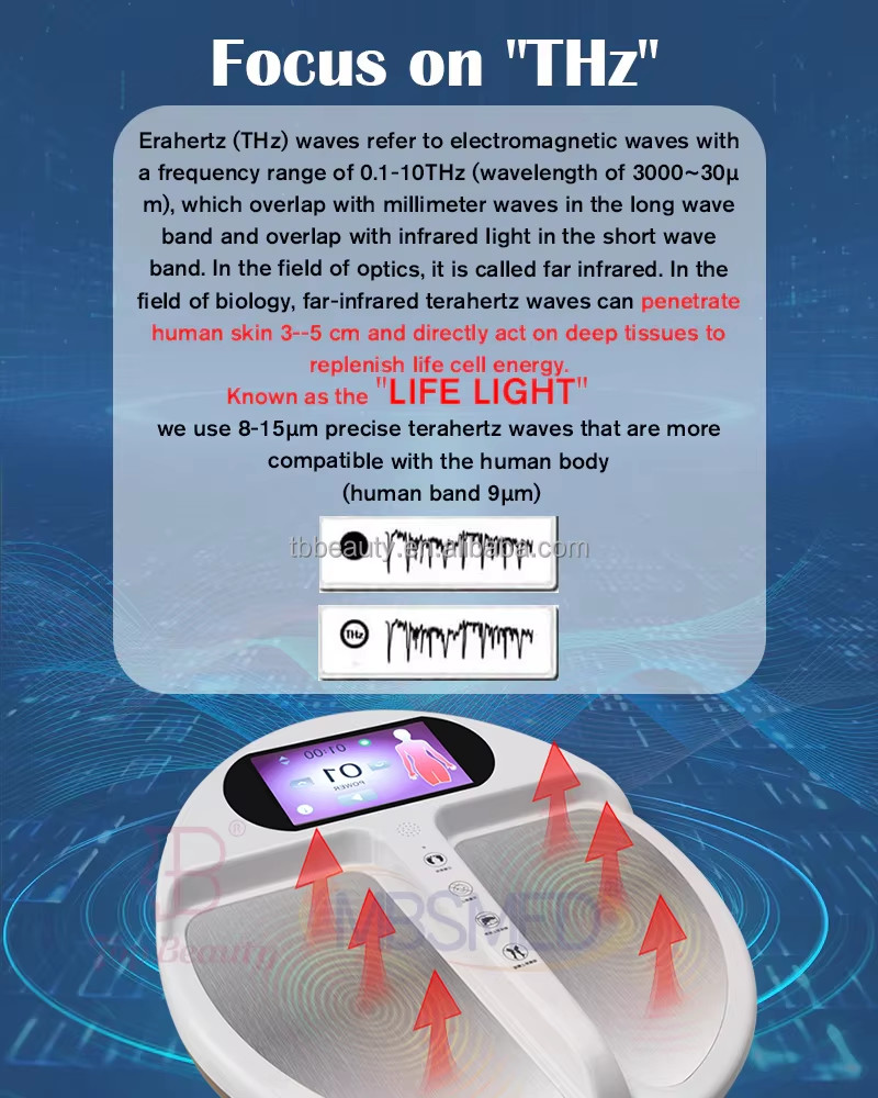 Foot Therapy Terahertz P90 P100 Foot Pemf Terahertz Therapy Device