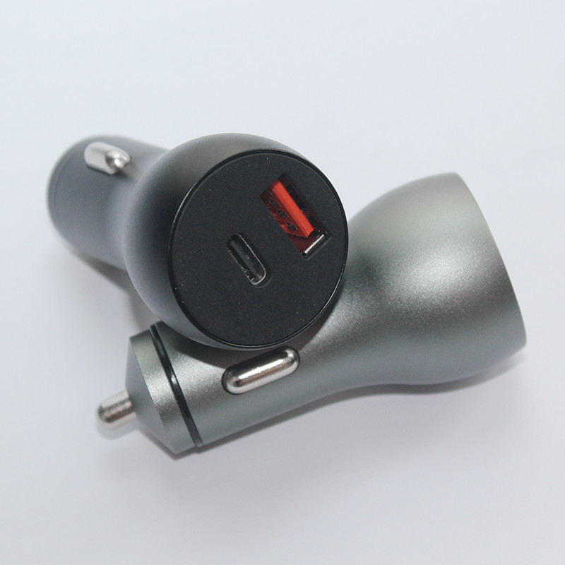 Dual Quick charging 36W Usb Type C Cell Phone Car Charger