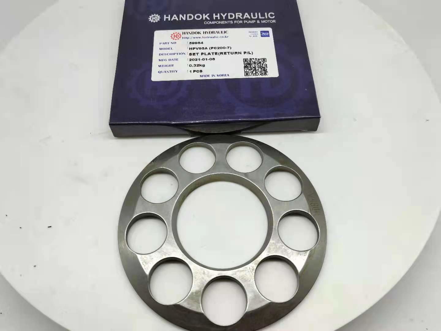 PC200-7 Excavator HANDOK Hydraulic Parts Retainer Plate HPV95A