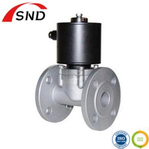 China Stainless Steel Flange Connection Electric Water Fluid Solenoid Valve GB/12224 wholesale