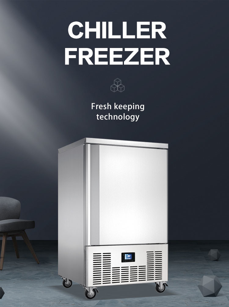 Stainless Steel Blast Freezer Chiller Rapidly Freezing Commercial Food Blast Chiller