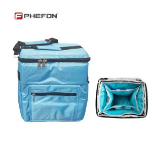 China 30Ltr Soft Cooler Zipper Medicine Cooler Bag Pearl Wool Insulation wholesale