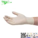 100% latex 230mm Disposable Examination Gloves For Clinics