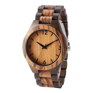 China Japan Miyota Quartz Natural Wood Watches Quartz Digital Watch wholesale