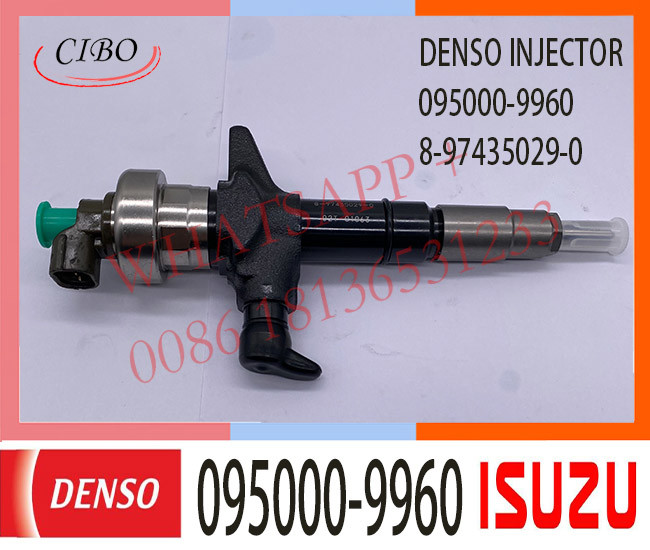 Genuine Common Rail Fuel Injector 095000-9960 8974350290 8-97435029-0 For ISUZU D-Max 4JJ1