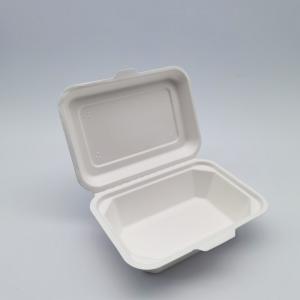 China Biodegradable Pulp Lunch Box 600ml Lunch Box Leak Proof Food Grade wholesale