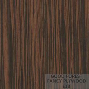 China ODM Fancy Plywood Board Customized Ebony Veneer Plywood Panel wholesale