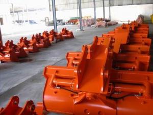 China High Strength Alloy Ditch Cleaning Bucket , Construction Machinery Bucket wholesale