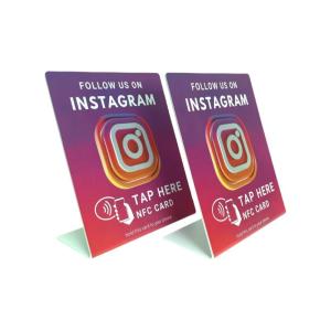 China Custom QR Code Chip Google Review Stands NFC Social Media Business Cards Google Review Tap Cards wholesale