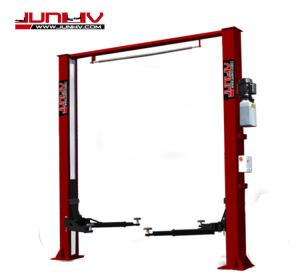 China Overall Width 3950mm 2 Post Vehicle Lift , Car Parking Lift Optional Color wholesale