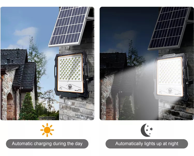 Customized Lumen Outdoor Garden Ip65 Security Motion Sensor Led Solar Flood Light 300W