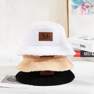 China Soft Warm Fishing Outdoor Vacation Winter Fleece Bucket Hat wholesale