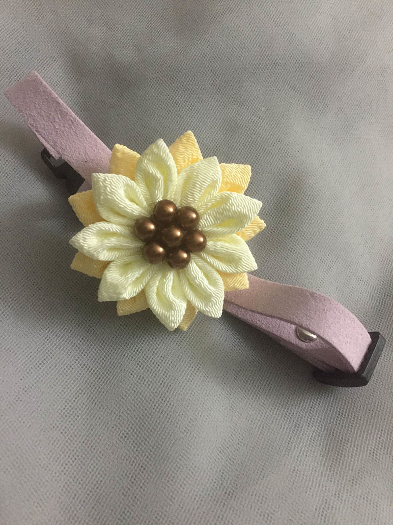 Exquisite Custom Pet Collars Flower Design Size S-XL OEM / ODM Available