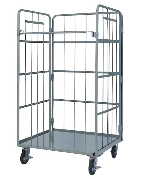 200KG Galvanized Welded Steel Nesting Foldable Storage Warehouse Logistic