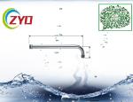 14mm Stainless Steel Wall Mounted Swing Bathroom Facuet Spout Accessory Less PB