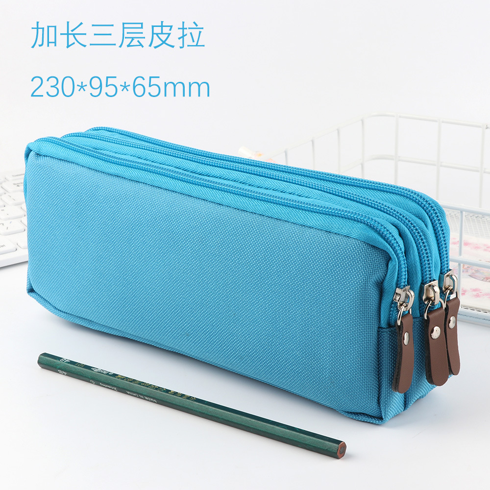Large Capacity Pencil Case School Pen Case Supplies Pencil Storage Bag Students Pencil Cases Big Pen Box Pouch Stationery