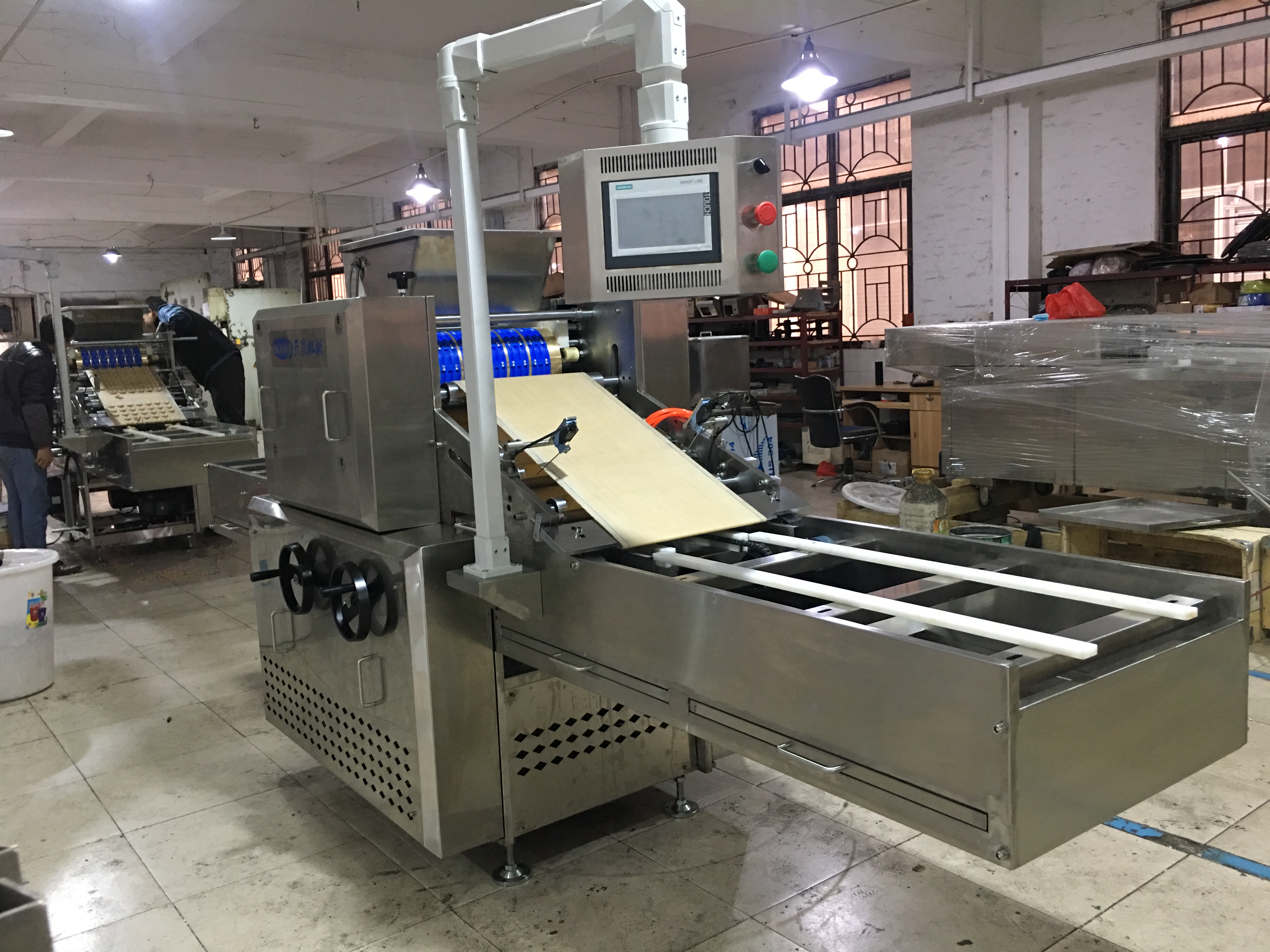 High Efficiency Biscuits Making Machine Rotary Cookie Molder 4000mm Length
