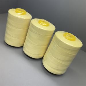 China Ne20/3 Para Aramid Sewing Thread NFPA1971 Raw Yellow For Industrial Conveyor Belt wholesale