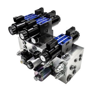 China Aluminum 6061 7075 Hydraulic Manifold Integrated Hydraulic Valve Solenoid Valve wholesale