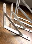 Supermarkets Corner Shelf Brackets Metal