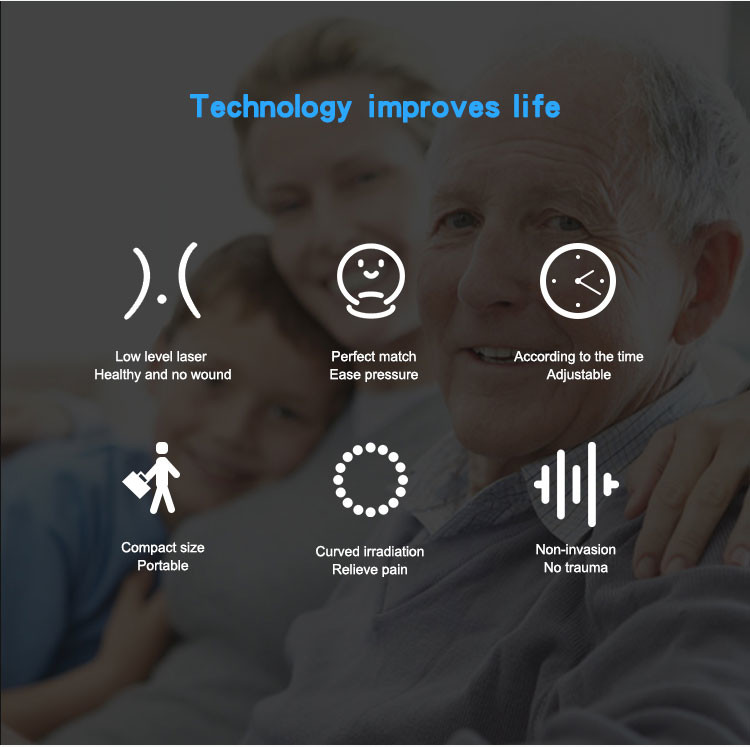 650nm LLLT Low Level Laser Therapy Watch Portable Laser Therapy Device For Diabetes Cure / Blood Fat Decrease
