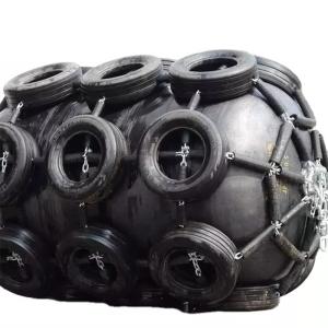 China ISO17357 Yokohama Marine Fenders With Aircraft Tires For STS Operations wholesale