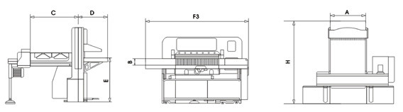 Hydraulic A2 A3 A4 Guillotine Paper Cutting Machine