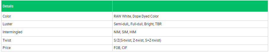 Virgin Polyester DTY Yarn Raw White Full Dull 36-576F Filament