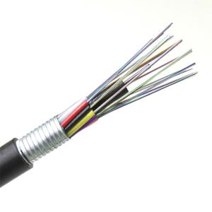China Armored underground Single Mode 96 core fiber optic cable GYTA wholesale