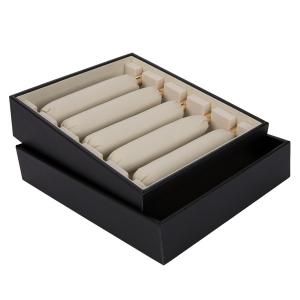 China Ring Organizer Jewelry Display Box Cardboard Material Many Slots Easy To Carry wholesale