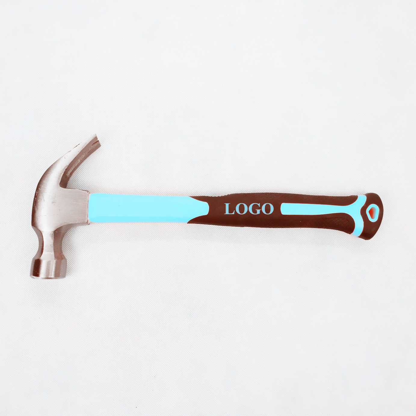 16OZ Forged Carbon Steel Materials Claw Hammer With Light Blue Color Grade A Plastic Handle(XL0014-Blue)