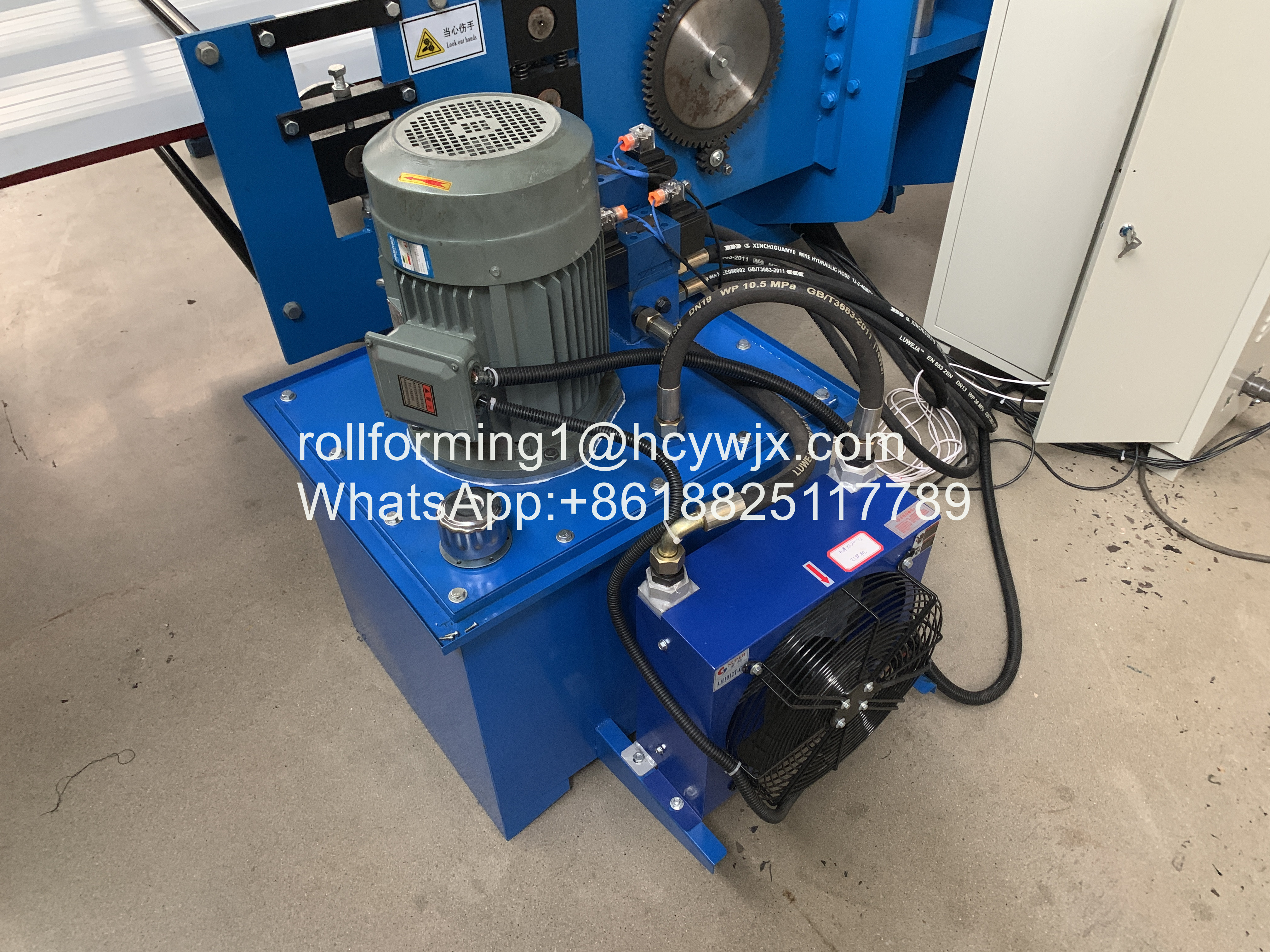 15m/Min Roof Sheet Crimping Machine Hydraulic Arching Ppgi Cold Forming
