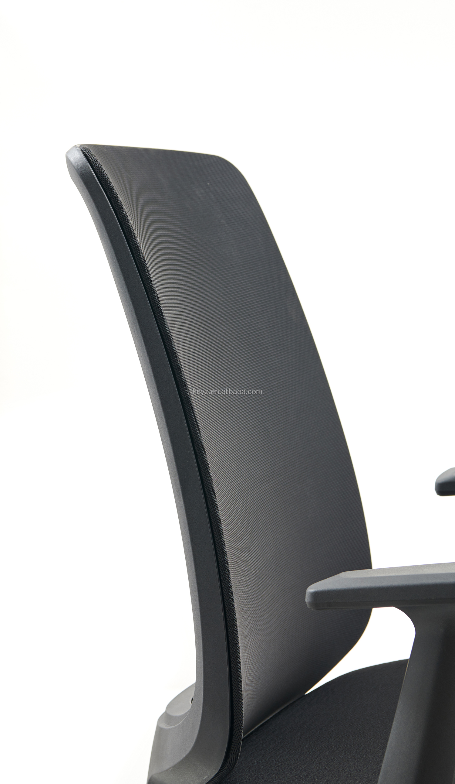 General Commercial Furniture M-062B Mesh Swivel Office Visitor Chair for Conference