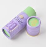 Recyclable Gold Foil Stamping Cardboard Cylinder Packaging For Cosmetics