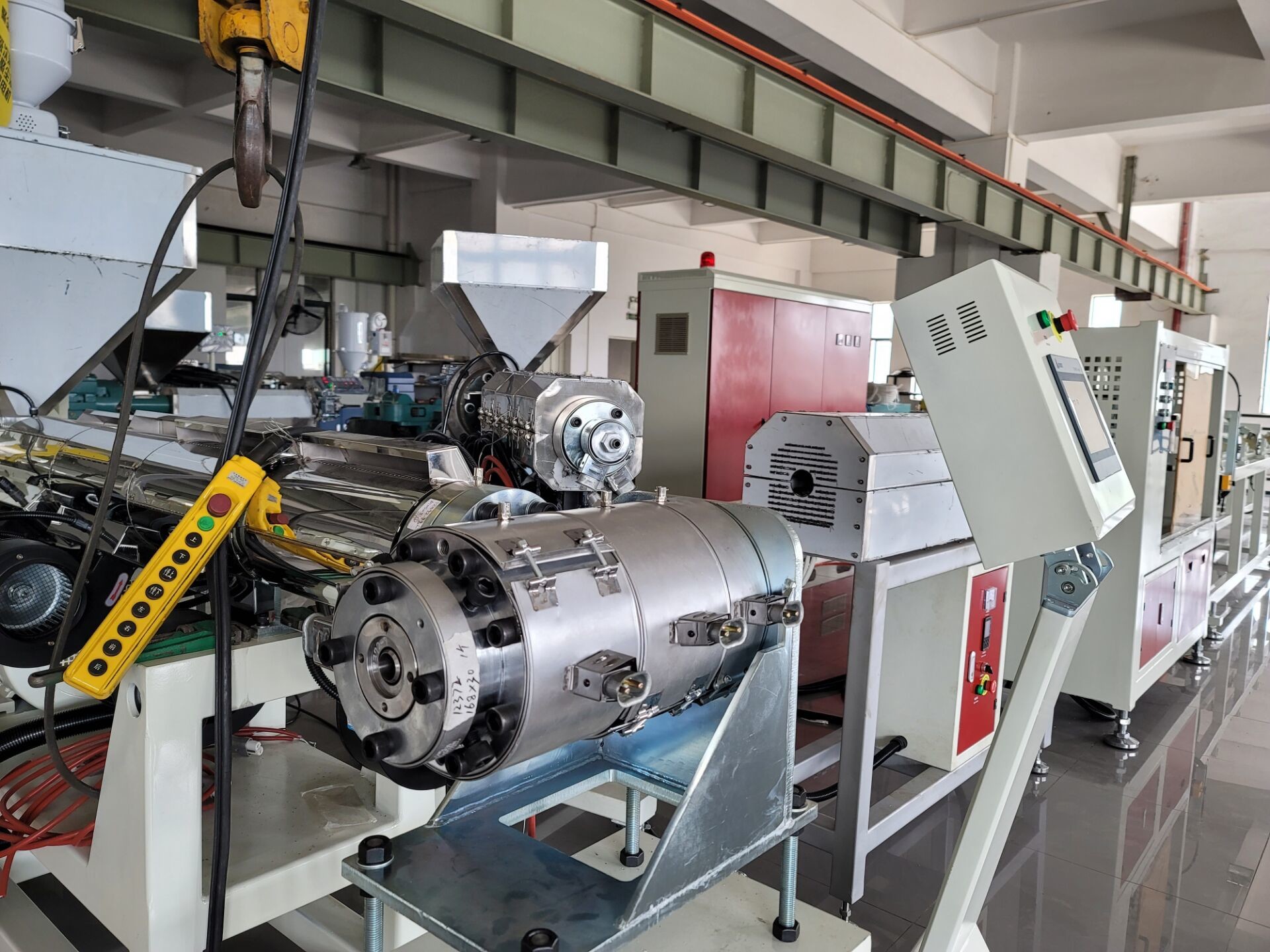 Greenhouse Coating Plastic Pipe Machine For Warehouse Logistics With Long Service Life