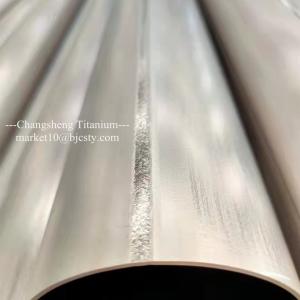 China Titanium Welded Tube ASTM B862 B36.19 Outer Diameter 114.3mm (5.5) Polished Surface wholesale