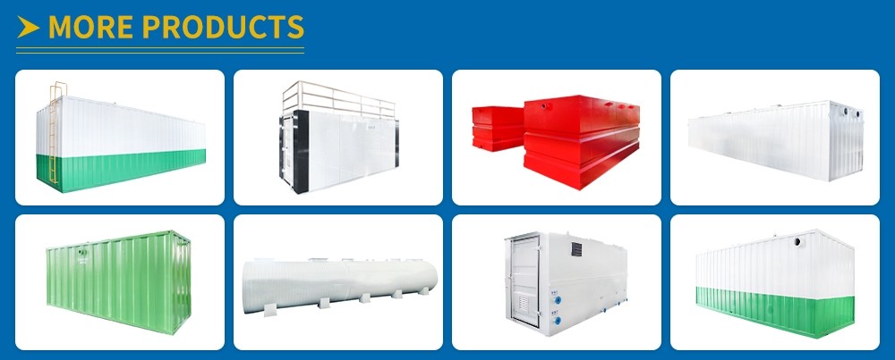 Industrial Domestic MBBR Packaged Anaerobic Digester Waste Water Treatment Biogas Plant
