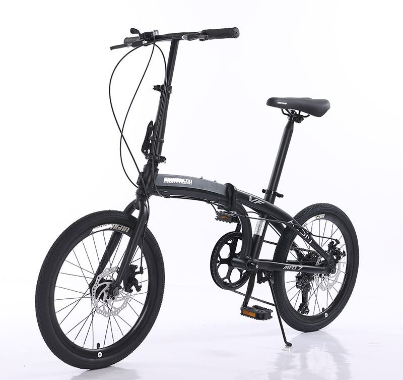 GOMID Folding City Bike 20 inch with 7-Speed SHIMANO Kit Gear Alloy Bisiklet Custom Foldable Bicycle and Disc Brake