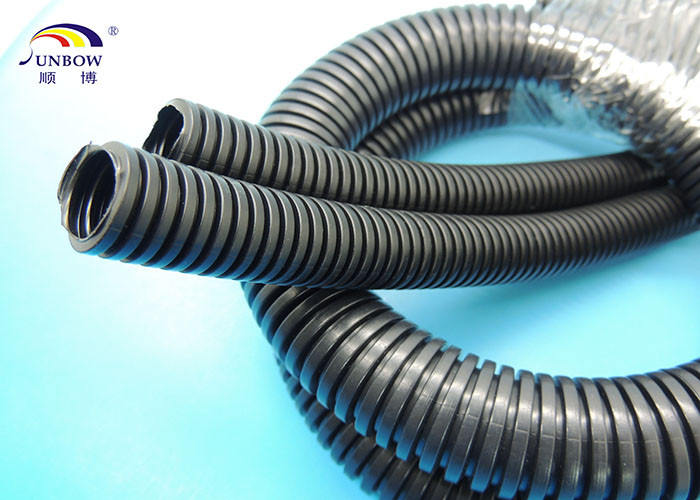Flexible Seal Type Corrugated Plastic Pipe / Tubes / Hose Wavy SShape Black or White