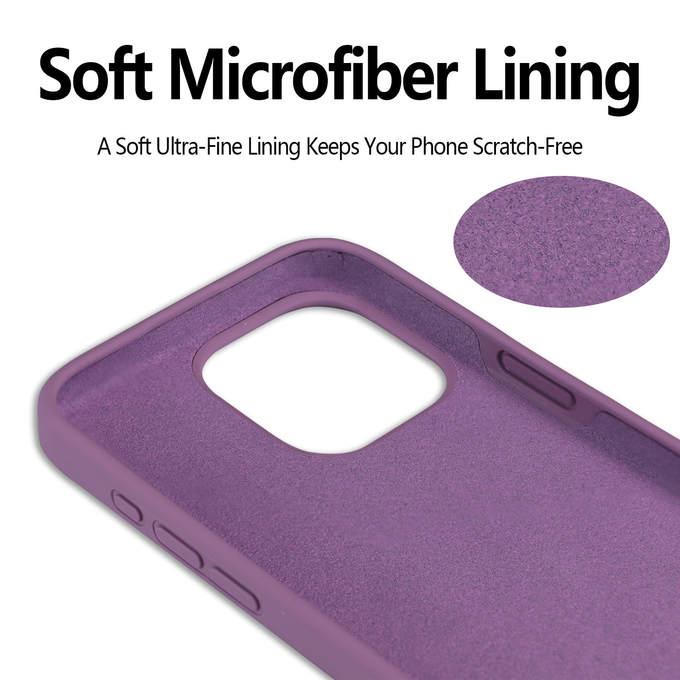 Camera Protection Liquid Silicone Phone Case Shockproof For IPhone 15 16 Pro Max