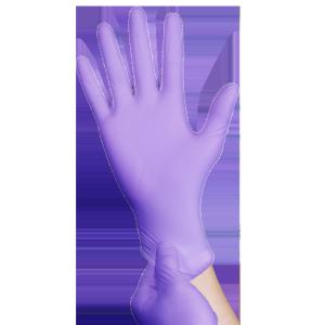 China Examination Disposable Nitrile Medical Gloves Purple wholesale