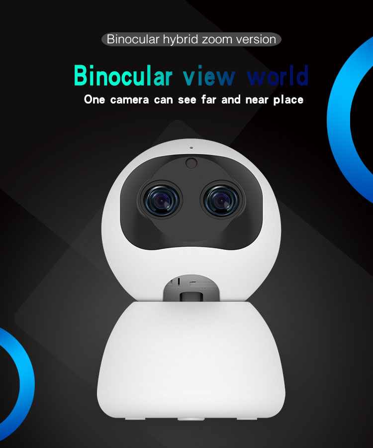 Glomarket 2K Ultra-clear Motion Detection Smart Indoor Pan/Tilt Home Wifi Smart Home Camera Security Wireless Camera