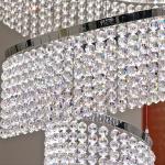Modern Staircase Chandeliers For Living Room Lobby Club Luxury Ring Lights(WH-NC